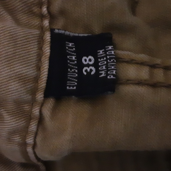 Smog pant men's 38 brown butterfly button closure straight legs - Picture 7 of 9